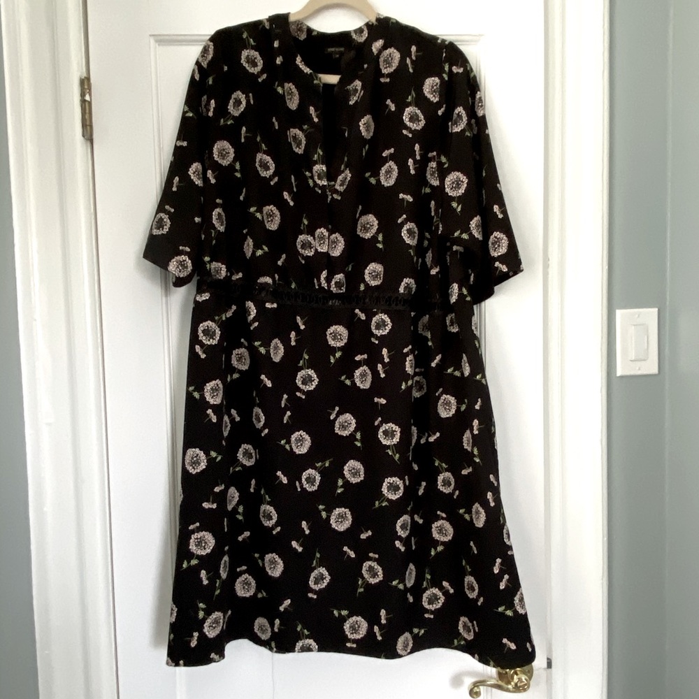 Floral sundress with sleeves